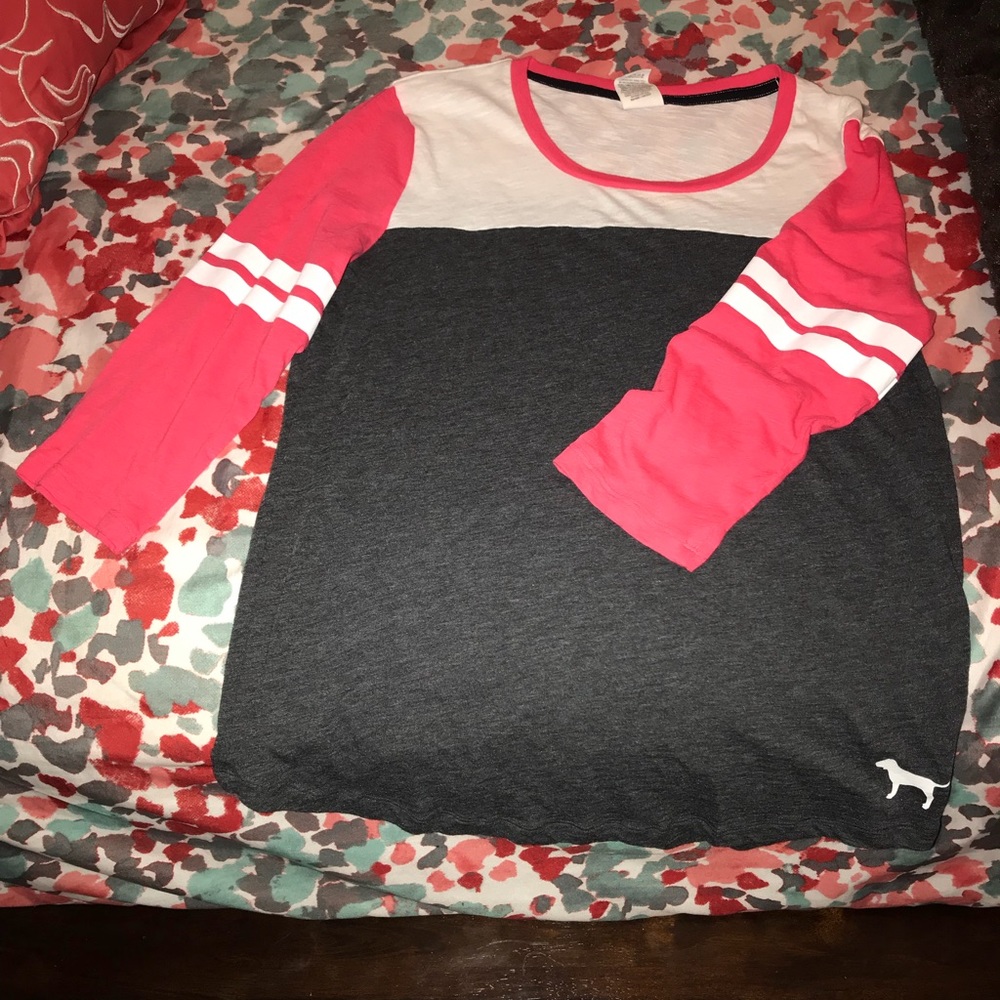 PINK Victoria Secret 3/4 sleeve shirt